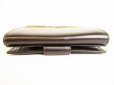 Photo6: FENDI Zucch Canvas Dark Brown Leather Bifold Wallet Compact Wallet #9179