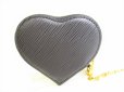 Photo2: LOUIS VUITTON Epi Lovelock Black Leather Heart Motif Coin Purse #9188 (2)