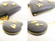 Photo7: LOUIS VUITTON Epi Lovelock Black Leather Heart Motif Coin Purse #9188