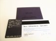 Photo11: PRADA Saffiano Black Hibiscus Leather Bifold Wallet Compact Wallet #9192