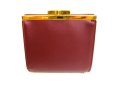 Photo2: Cartier Must de Cartier Bordeaux Leather Trifold Wallet #9197 (2)