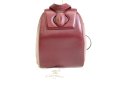 Photo1: Cartier Must De Cartier Bordeaux Leather Backpack Bag #9202 (1)