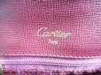 Photo10: Cartier Must De Cartier Bordeaux Leather Backpack Bag #9202