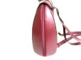 Photo4: Cartier Must De Cartier Bordeaux Leather Backpack Bag #9202