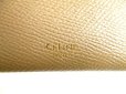 Photo10: CELINE Beige Leather Card Case Card Holder #9203