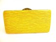 Photo2: LOUIS VUITTON Epi Yellow Leather Bifold Long Wallet Purse #9204 (2)