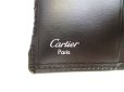 Photo10: Cartier Pasha de Cartier Black Leather Silver H/W Bifold Wallet #9225