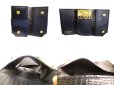 Photo8: Salvatore Ferragamo Vara Navy Blue Leather Gold H/W 6Pics Key Case #9227