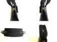 Photo7: Salvatore Ferragamo Vara Black Leather Hand Bag w/Strap #9230