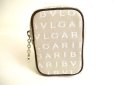 Photo2: BVLGARI Logo Mania Beige Canvas Cigarette Case Tissue Holder Pouch #9232 (2)