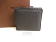 Photo1: LOUIS VUITTON Taiga Ardoise Leather Coin Purse Porto Monnaie Boite #9236 (1)