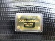 Photo10: DOLCE&GABBANA Black Leather Trifold Wallet Purse #9237