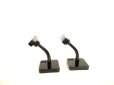 Photo4: LOUIS VUITTON Black Stainless Steel Champs Elysees Cufflinks Cuffs #9238