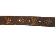 Photo4: LOUIS VUITTON Monogram Brown Gold Buckle Belt Waist Size 74-87cm #9242