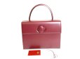 Photo1: Cartier Leather Bordeaux Must de Cartier Hand Bag Purse #9244 (1)