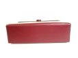 Photo5: Cartier Leather Bordeaux Must de Cartier Hand Bag Purse #9244