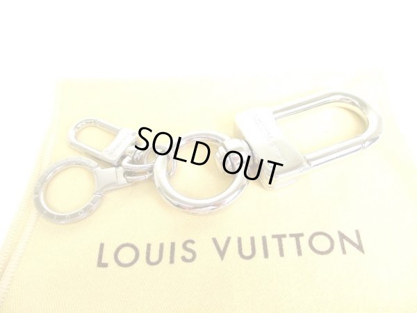 Photo1: LOUIS VUITTON Zinc Alloy Key Charm Key Ring Anneau Cle Mousqueton XL #9245