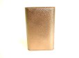 Photo2: BVLGARI Antique Bronze Leather Light Gold H/W 6 Pics Key Cases #9258 (2)