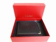 Photo12: Cartier Must de Cartier Black Leather Bifold Bill Wallet Purse #9264