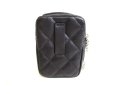 Photo2: CHANEL Cambon Calf Leather Black Cigarette Cases Pouch #9265 (2)