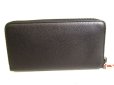 Photo2: Christian Louboutin Panettone Black Leather Round Zip Wallet #9284 (2)