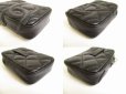 Photo7: CHANEL Cambon Calf Leather Black Cigarette Cases #9288