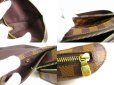 Photo9: LOUIS VUITTON Damier Brown Leather Waist Packs Belt Bag Geronimos #9289