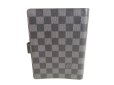 Photo2: LOUIS VUITTON Damier Graphite Document Holders Medium Ring Agenda Cover #9291 (2)