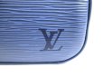 Photo12: LOUIS VUITTON Epi Blue Leather Silver H/W Hand Bag Purse Jasmine #9297
