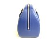 Photo4: LOUIS VUITTON Epi Blue Leather Silver H/W Hand Bag Purse Jasmine #9297