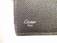 Photo9: Cartier Santos de Cartier Black Leather Business Credit Card Cases #9303