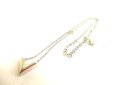 Photo12: LOUIS VUITTON Silver Plated Essential V Chain Necklace #9315