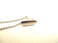 Photo4: LOUIS VUITTON Silver Plated Essential V Chain Necklace #9315