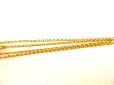 Photo6: LOUIS VUITTON Gold Plated Silver Plated Monogram Necklace #9316