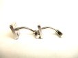 Photo2: LOUIS VUITTON Stainless Steel Champs Elysees Cufflinks Cuffs #9318 (2)