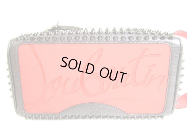 Photo5: Christian Louboutin Blaster Spikes Black Leather Clutch Bag Purse #9321
