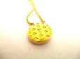 Photo5: LOUIS VUITTON Gold Silver LV Circle Medallion L TO V Necklace #9328