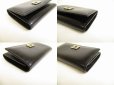 Photo7: GUCCI Vintage G Motif Black Leather 6 Pics Key Cases #9334