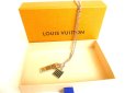 Photo1: LOUIS VUITTON Iconic Damier Pattern Enamel Damier Black Necklace #9336 (1)