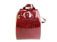 Photo1: Cartier Happy Birthday Bordeaux Patent Leather Backpack #9342 (1)