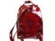 Photo2: Cartier Happy Birthday Bordeaux Patent Leather Backpack #9342 (2)