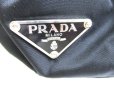 Photo10: PRADA Black Nylon Leather Tote Bag Hand Bag Purse #9344