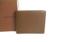 Photo1: LOUIS VUITTON Taiga Brown Leather Bifold Wallet #9345 (1)