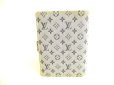 Photo2: LOUIS VUITTON Monogram Mini Blue Document Holders Small Ring Agenda Cover #9346 (2)