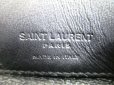 Photo10: Yves Saint Laurent Paris Black Leather Coin Purse #9349