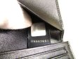 Photo11: BVLGARI Weekend Gray PVC Canvas Black Leather Business Card Case #9355