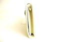 Photo3: BVLGARI Cream White Leather Palladium H/W Flap Long Wallet #9357