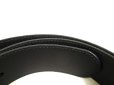 Photo6: GUCCI GG Guccissima Black Leather Belt Waist Size M #9365