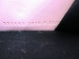 Photo11: BALENCIAGA Pink Leather Trifold Mini Wallet #9366