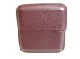 Photo2: LOUIS VUITTON Bordeaux Taiga Leather Cigarette Case #9367 (2)